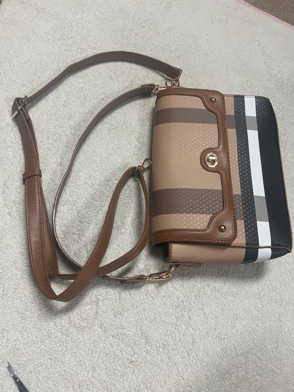 Beautiful Brown Shoulder Crossbody Bag - Picture 6 of 7